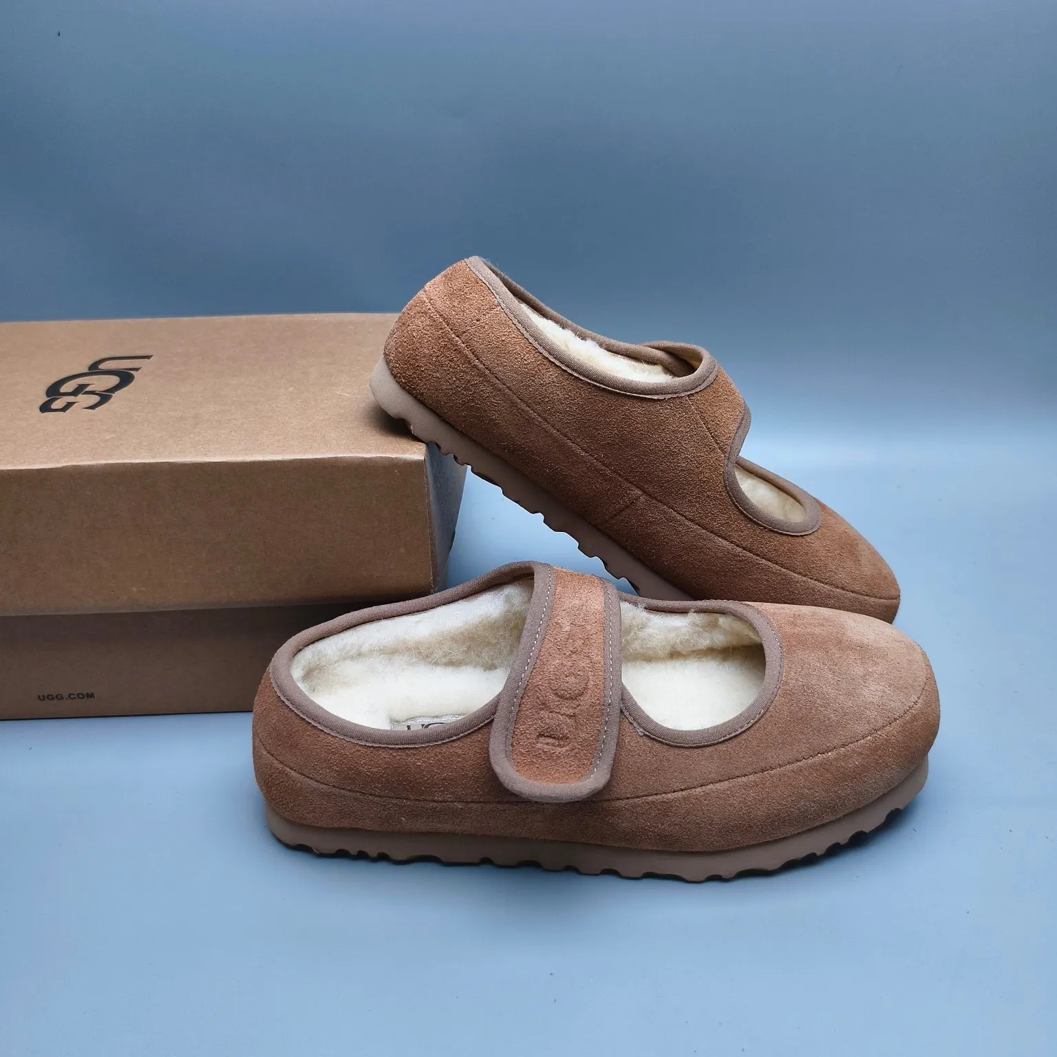 💰480 UGG sheepskin all-in-one snow boots 5097 ultra-light casual shoes for women Color: Maroon Sand Blue Gray Matching Size: 35-40
